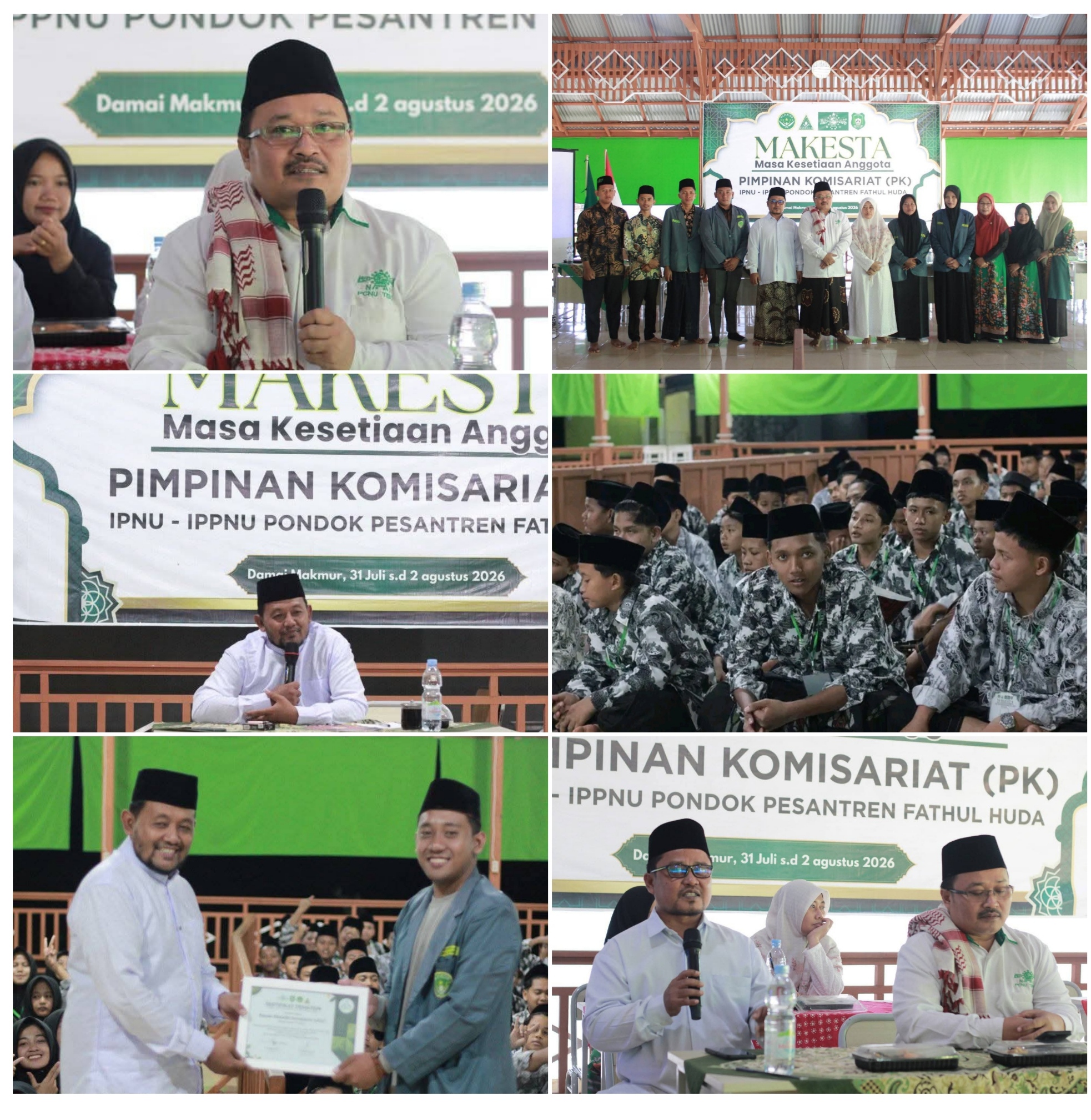 Makesta IPPNU dan IPPNU,Memperkuat pemahaman agama, dan melatih dasar kepemimpinan.